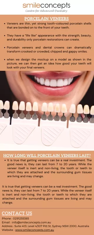 Revitalize Your Smile with Porcelain Veneers in Sydney