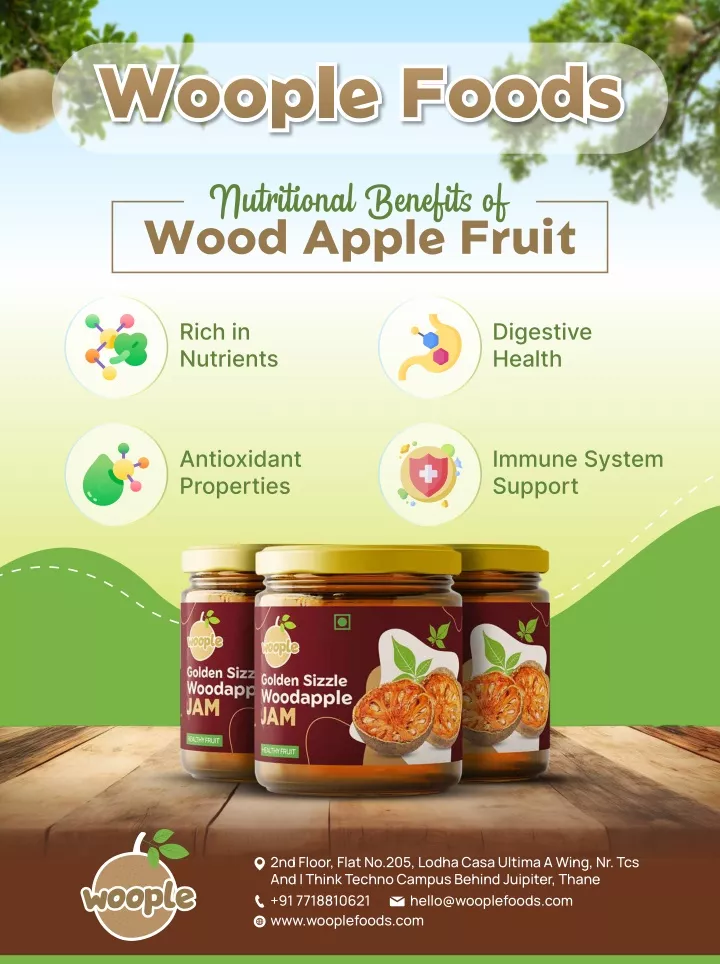 nutritional benefits of wood apple fruit