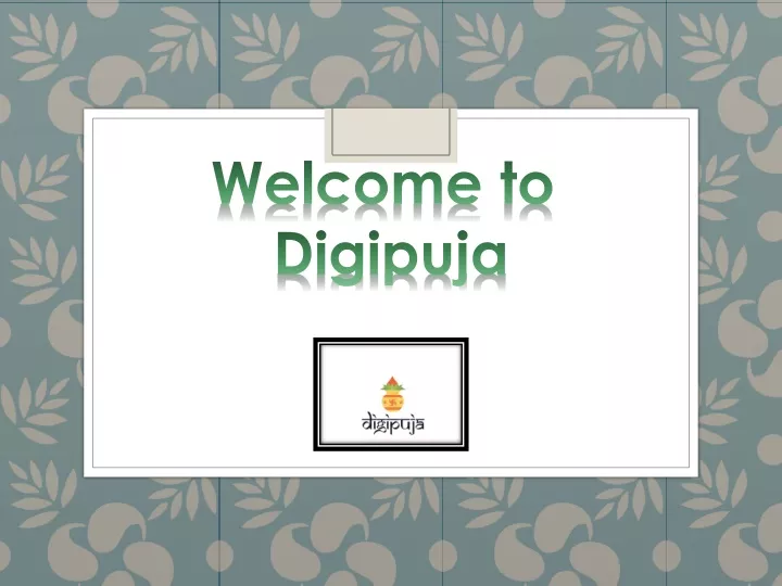 welcome to digipuja