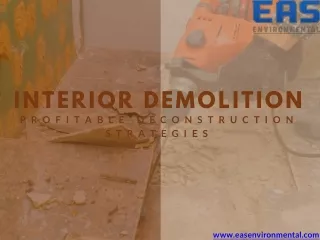 Interior Demolition  Profitable Deconstruction Strategies