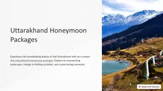 Uttarakhand-Honeymoon-Packages