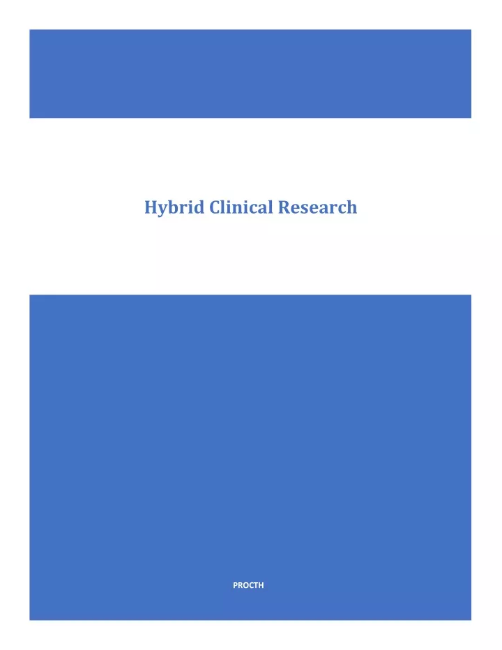 hybrid clinical research