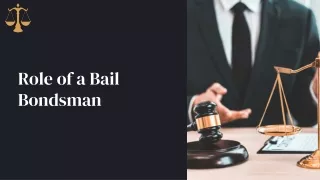 PPT - Amistad Bail Bonds - The Role of North Carolina Bail Bondsman in ...