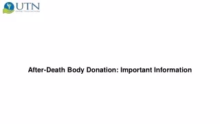 After-Death Body Donation Important Information