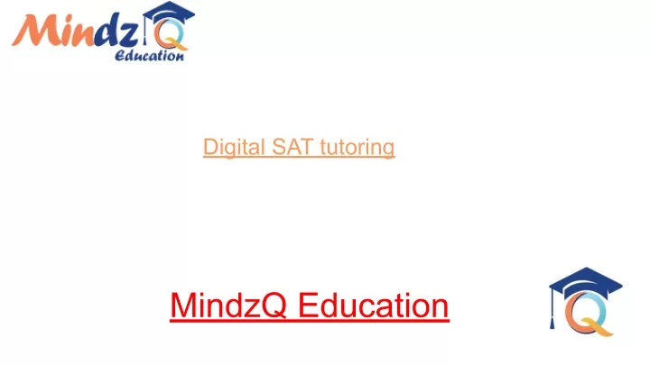 digital sat tutoring