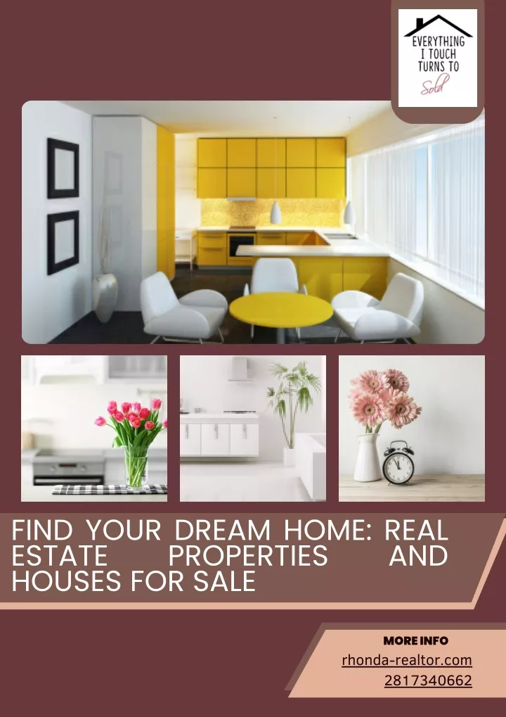 find your dream home real estate properties