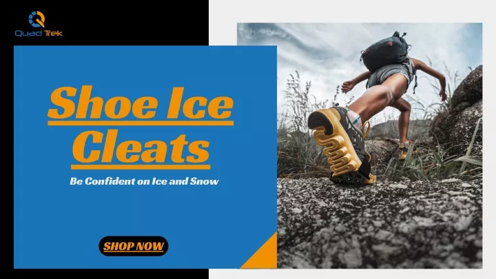 shoe ice cleats be confident on ice and snow