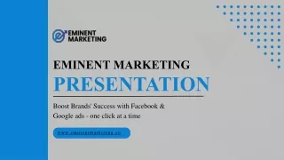 Get Ads Marketing Strategies For Facebook & Google | Eminent