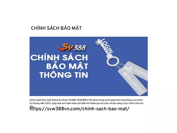 PPT - CHÍNH SÁCH BẢO MẬT PowerPoint Presentation, Free Download - ID ...