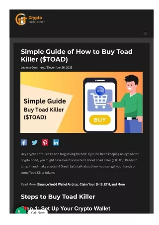 Guide to Buy Toad Killer