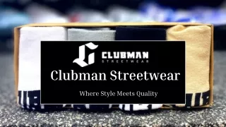 Buy Men’s Hoodies Online - Clubman Streetwear
