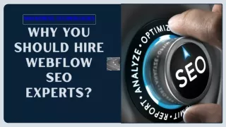 Why You Should Hire  Webflow SEO Experts