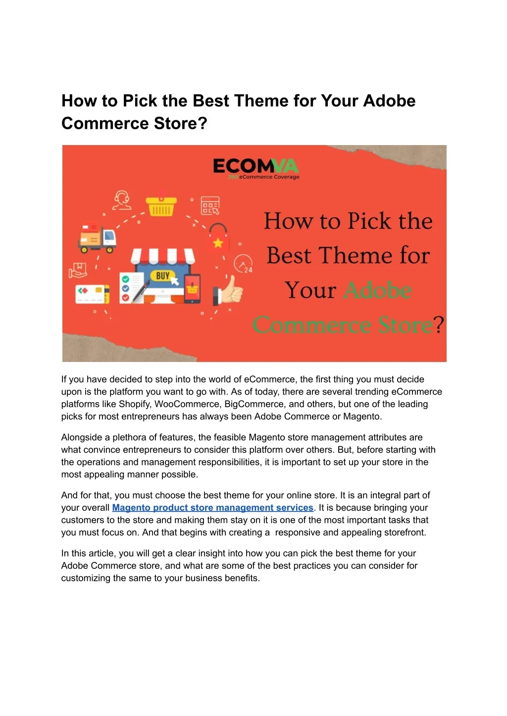 PPT - How to Pick the Best Theme for Your Adobe Commerce Store ...