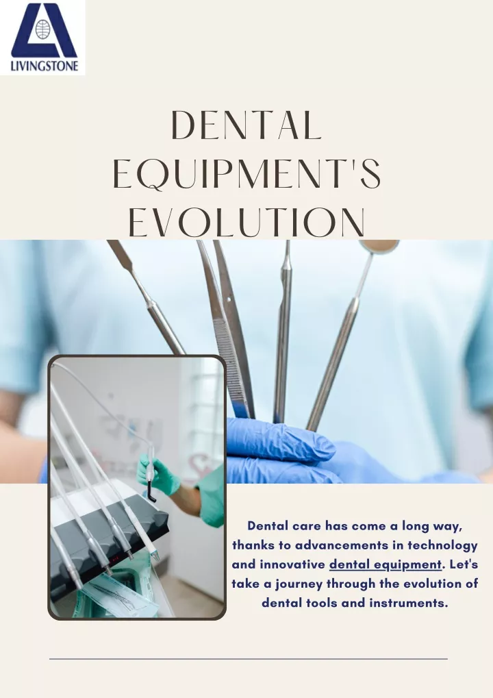 dental equipment s evolution