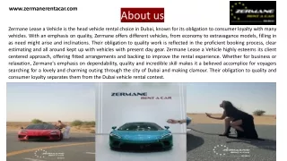 Top rent a car companies in Dubai