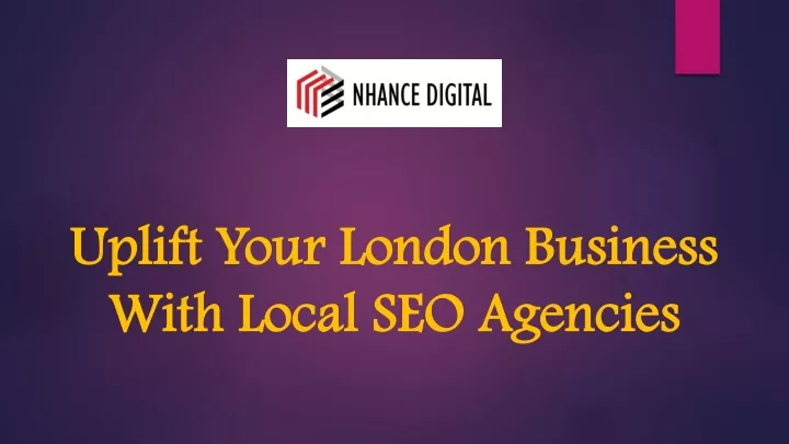 uplift your london business with local seo agencies