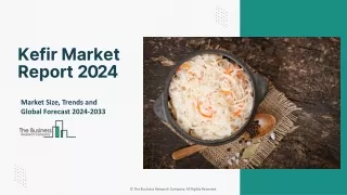 Kefir Market Drivers, Demand, Insights 2024-2033