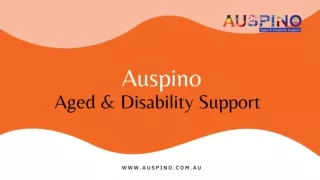 Auspino is the most prominent Disability and aged care agencies in Salisbury