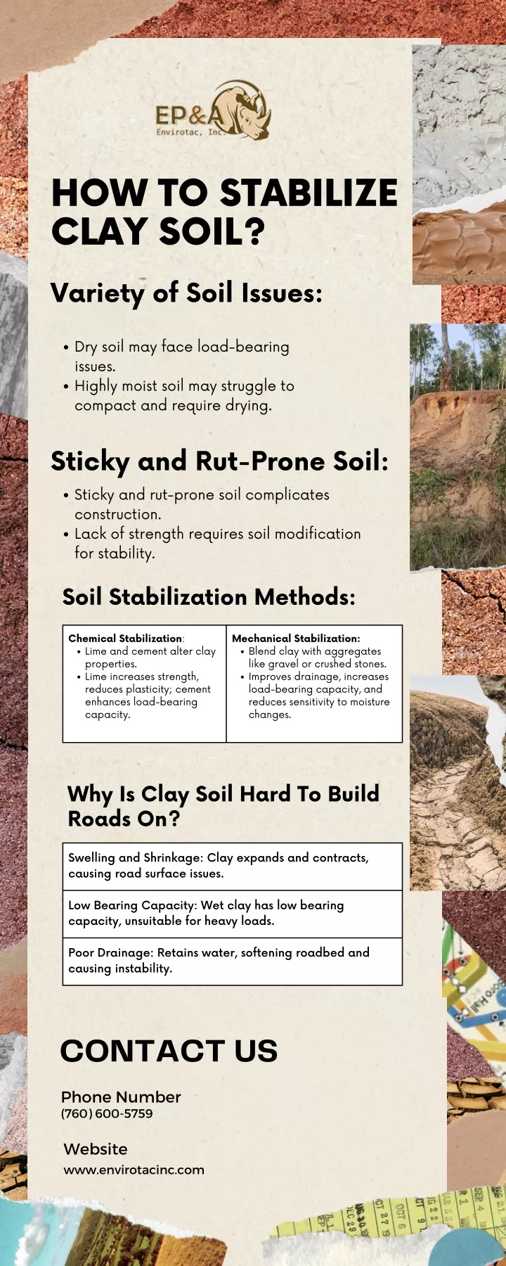 how to stabilize clay soil