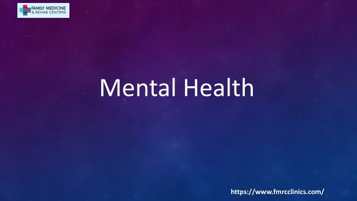 mental health