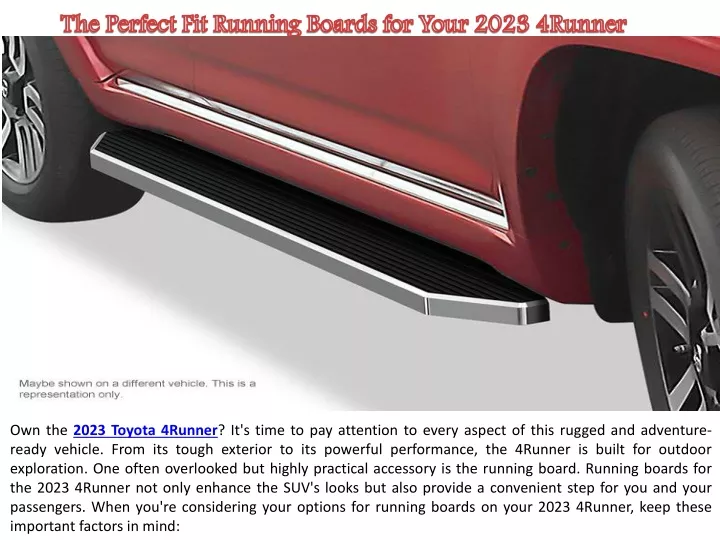 the perfect fit running boards for your 2023