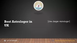 Premier Astrological Services  - Om-Sagar-Astrologer