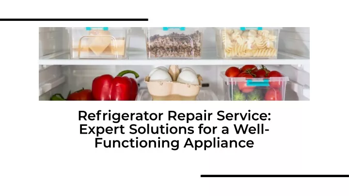 refrigerator repair service expert solutions