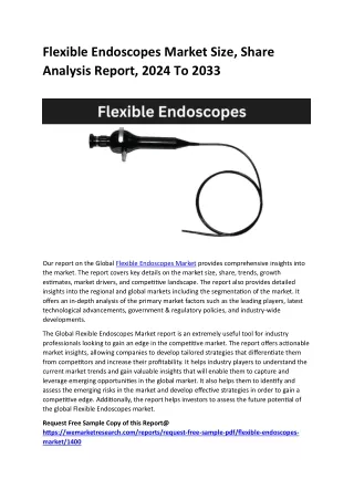 flexible endoscopes market size share analysis