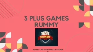 real money rummy on 3 plus games