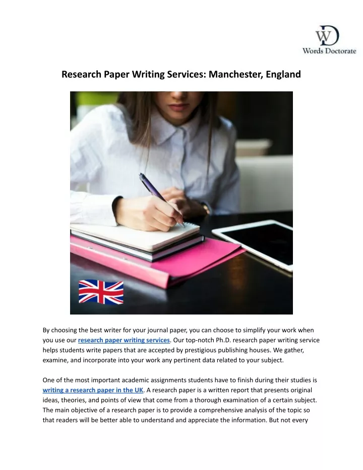 research paper writing services manchester england