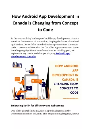 How Android App Development in Canada is Changing from Concept to Code.docx