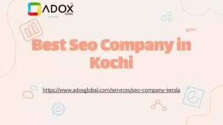 Best SEO Company in Kochi