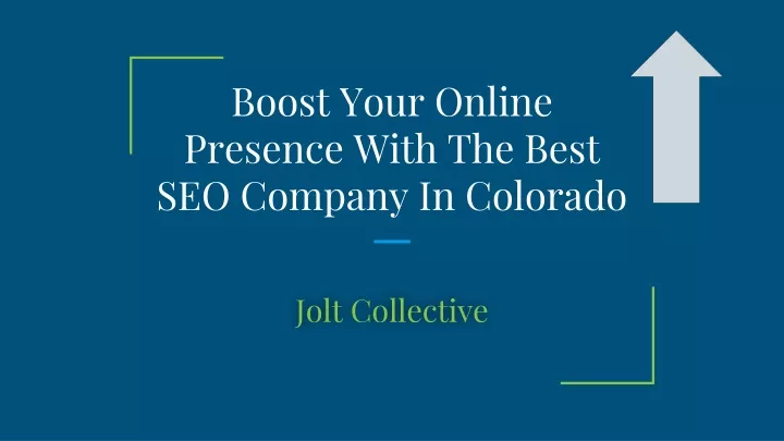 boost your online presence with the best seo company in colorado