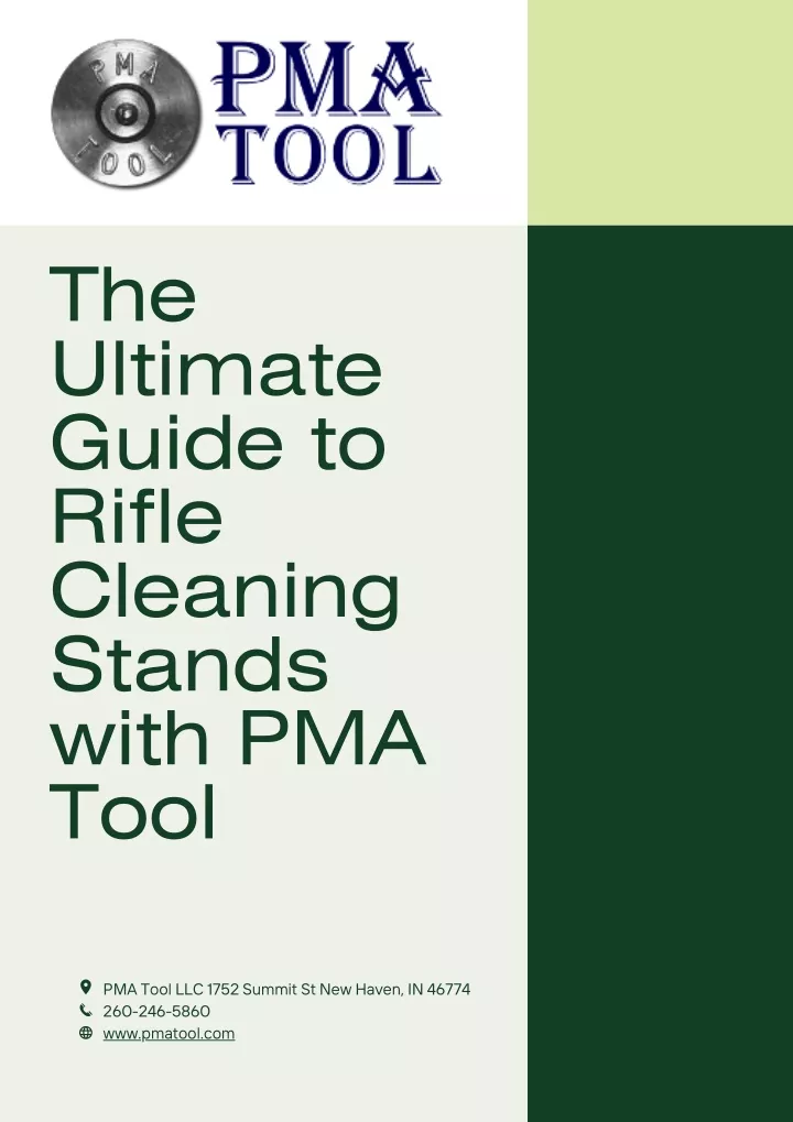 the ultimate guide to rifle cleaning stands with