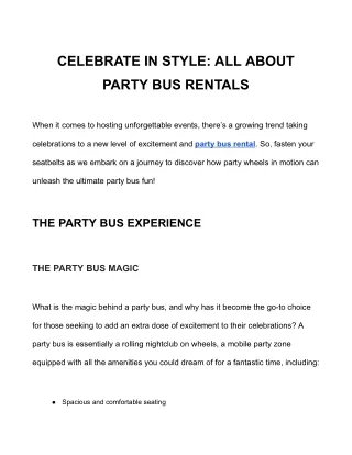 celebrate in style all about