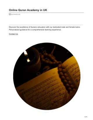 qurantutor.uk-Online Quran Academy in UK