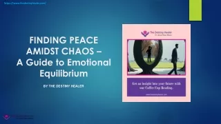 Finding Peace Amidst Chaos – A Guide to Emotional Equilibrium