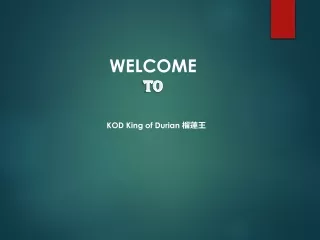 welcome to