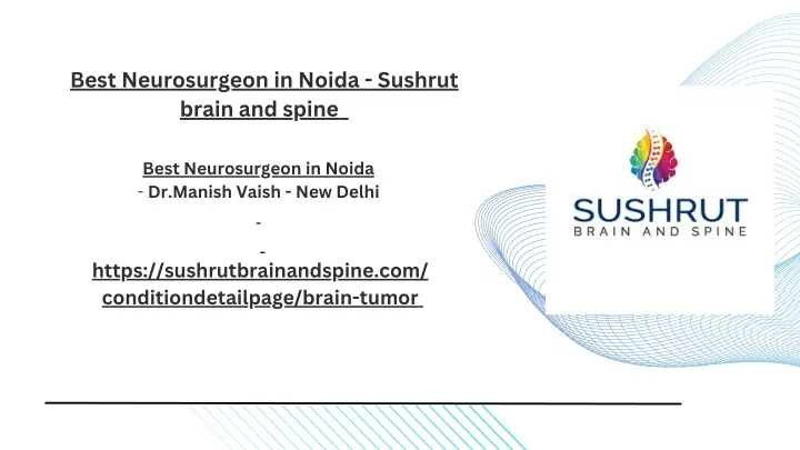 best neurosurgeon in noida sushrut brain and spine