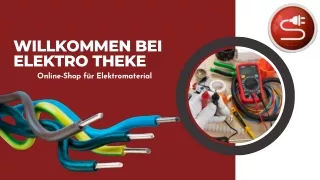 Elektromaterial Online shop in Deutschland | Elektro-Theke