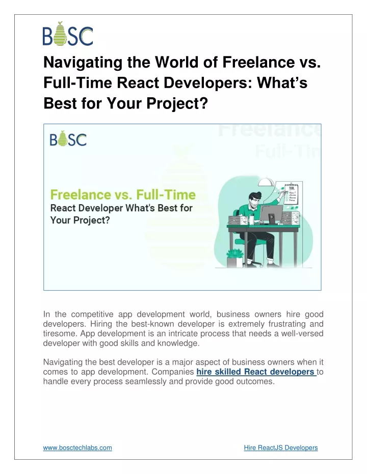 navigating the world of freelance vs full time