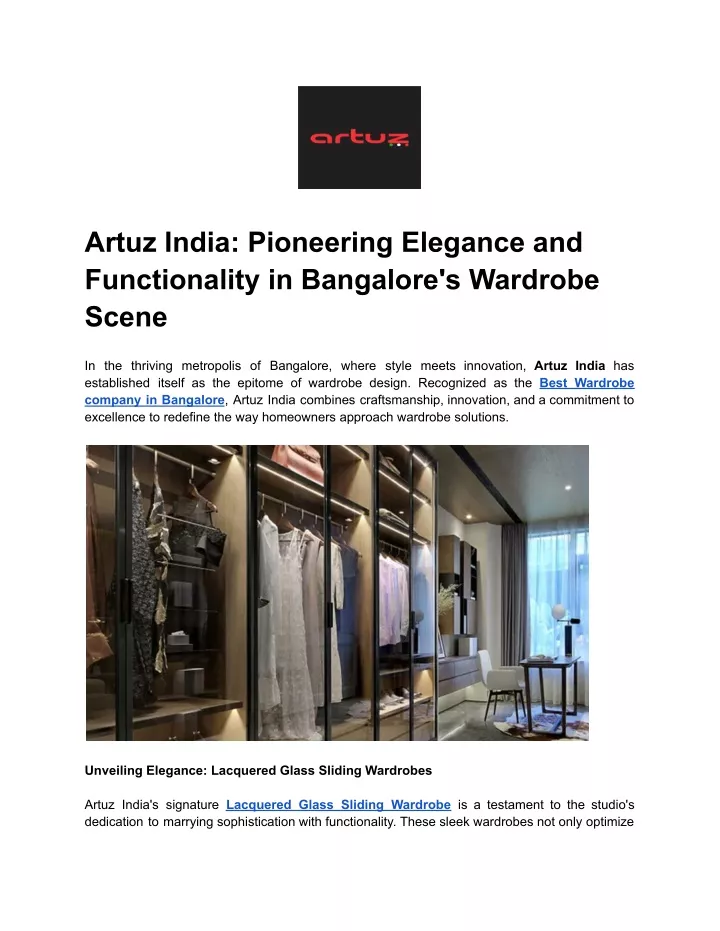 artuz india pioneering elegance and functionality