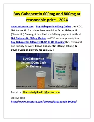 buy gabapentin 600mg and 800mg at reasonable