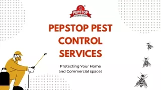 COMPREHENSIVE PEST CONTROL SOLUTIONS : ENSURING A PEST-FREE ENVIRONMENT WITH PEP