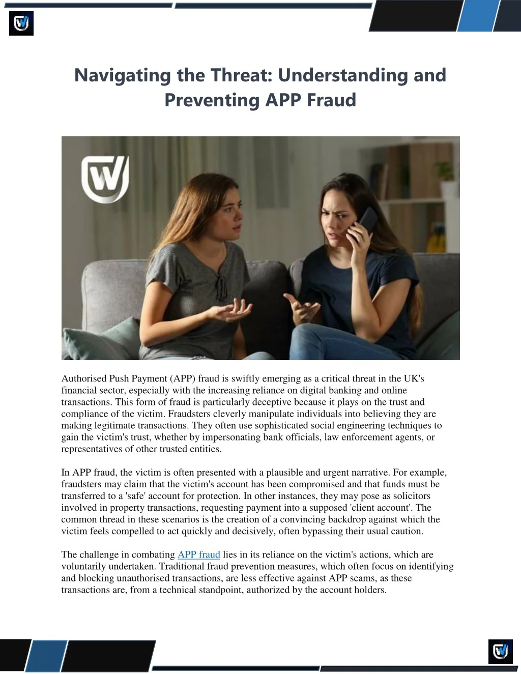 PPT - Navigating the Threat Understanding and Preventing APP Fraud ...