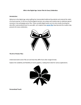 gifts in the digital age vector files for every
