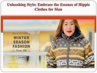 Unleashing Style Embrace the Essence of Hippie Clothes for Man