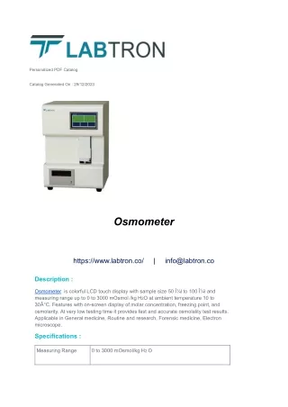 Osmometer