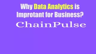 Why Data Analytics is Important for Business