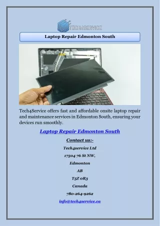 Laptop Repair Edmonton South